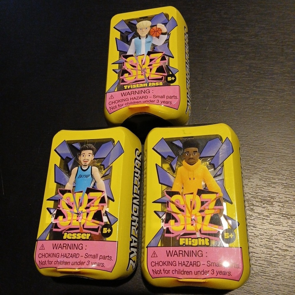 SBZ ScreenBreakz Figurines‎ New Tristan Jass, Jesser And Flight, Lot Of 3